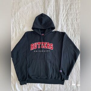 Rutgers black hoodie sweatshirt, XL